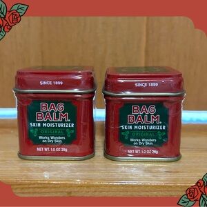 New Sealed Bag Balm Original Skin Moisturizer 1.0 oz, 2 Tins Made In USA